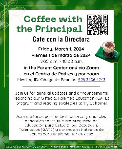 coffee with the principal 3-01-2024